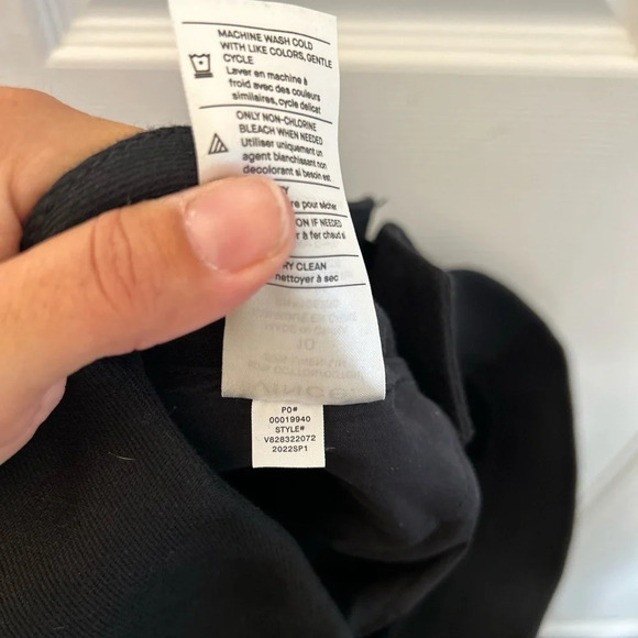 ! Vince Tie-Front Crop Linen Blend Wide Pant - Picture 6 of 6